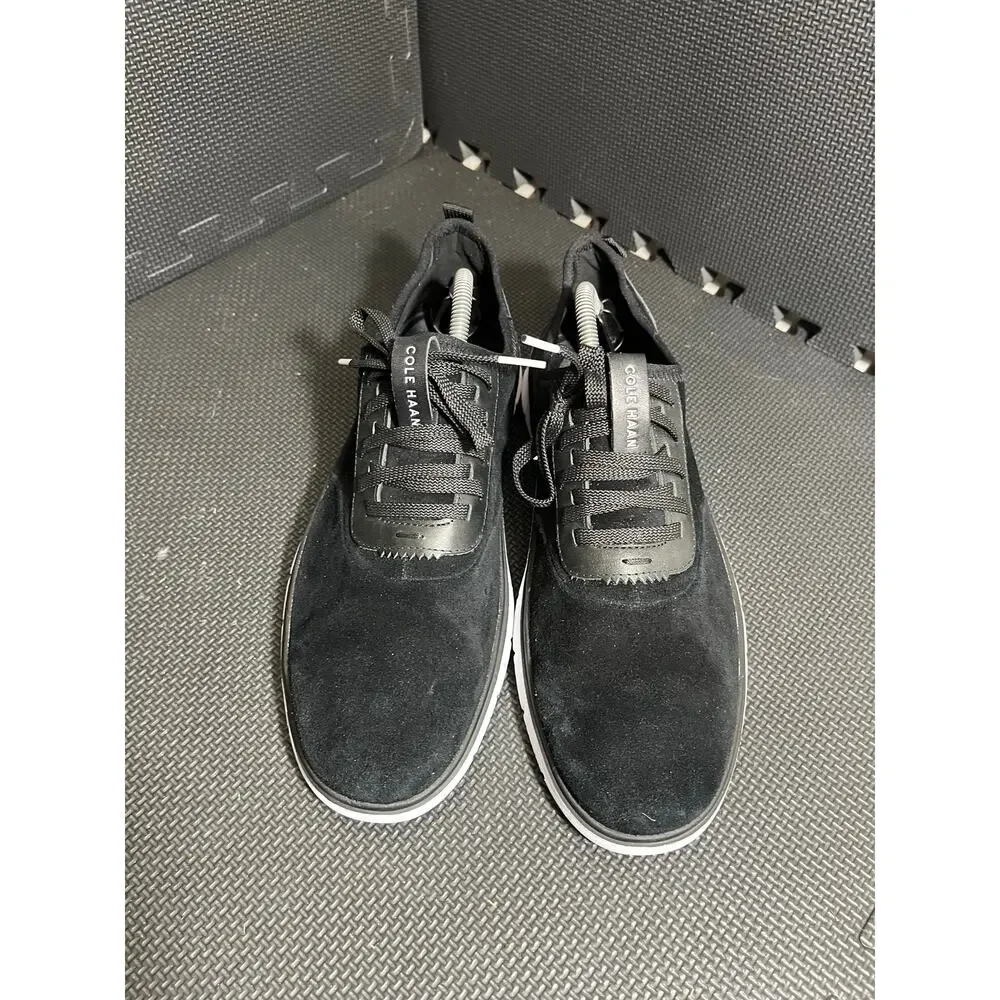 Cole Haan ZERØGRAND‎ Men's Generation Shoes - Black Suede/Ivory Size 10 - Picture 2 of 7
